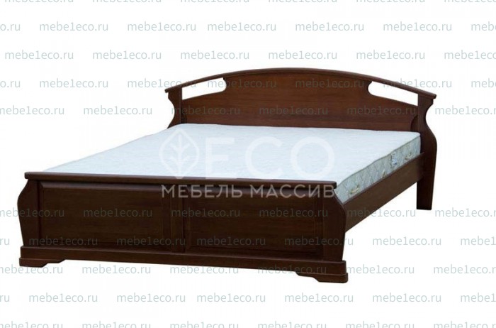 Кровать Аврора из массива дерева