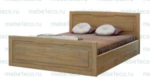 Кровать Ариэль из массива дерева