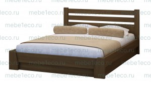 Кровать Веста из массива дерева