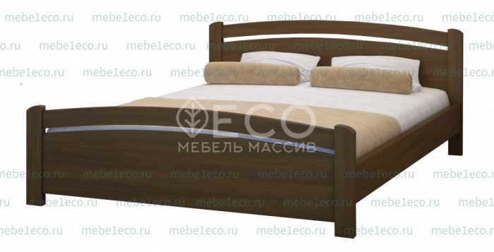 Кровать Виктория из массива дерева