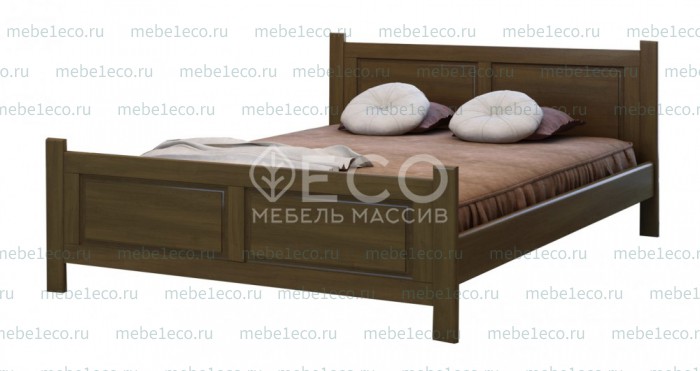 Кровать Гармония из массива дерева