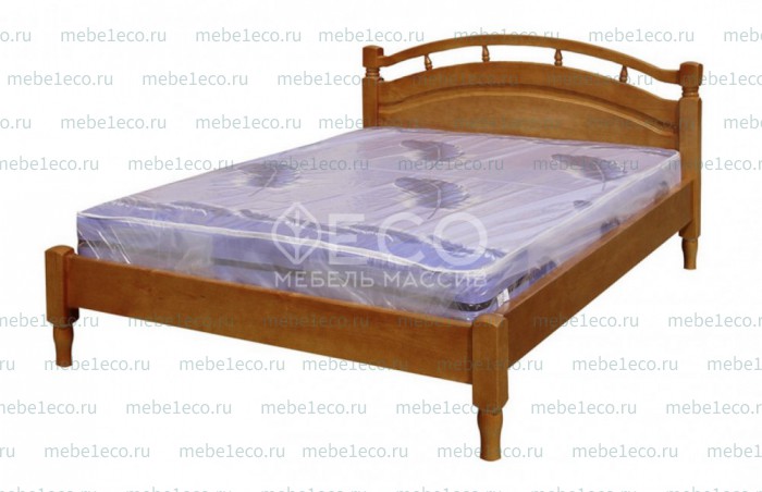 Кровать Джулия модель№2 из массива дерева