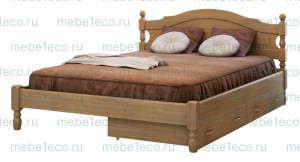 Кровать Жанна модель №2 из массива дерева