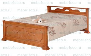 Кровать Ирида из массива дерева