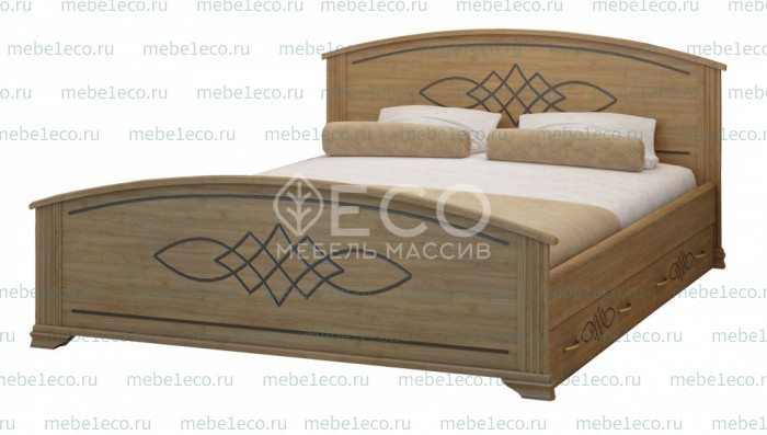 Кровать Гера из массива дерева