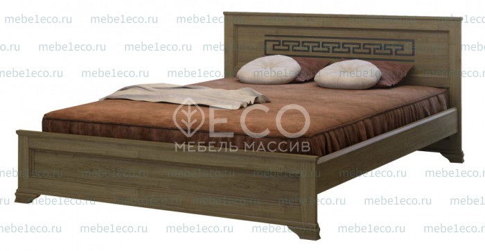 Кровать Классика модель №2 из массива дерева