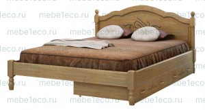 Кровать Лама модель №2 из массива дерева