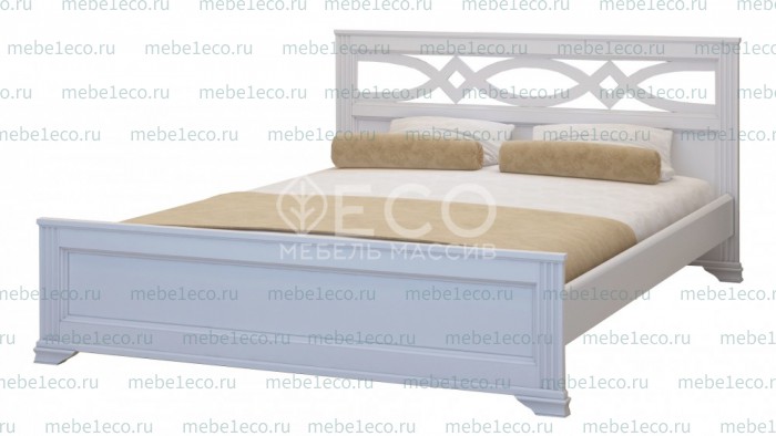 Кровать Лира из массива дерева