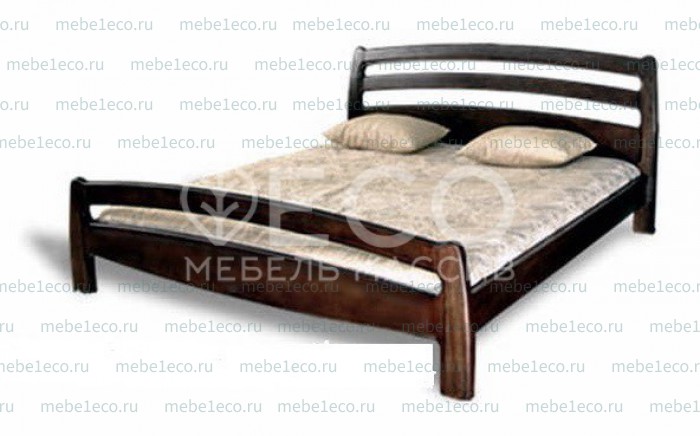 Кровать Ника из массива дерева