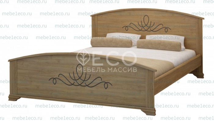 Кровать Нова из массива дерева