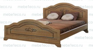 Кровать Сатори из массива дерева