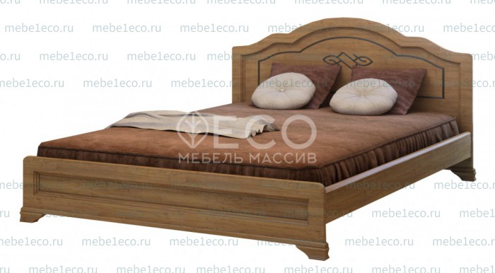 Кровать Сатори модель №2 из массива дерева
