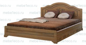 Кровать Сатори модель №2 из массива дерева