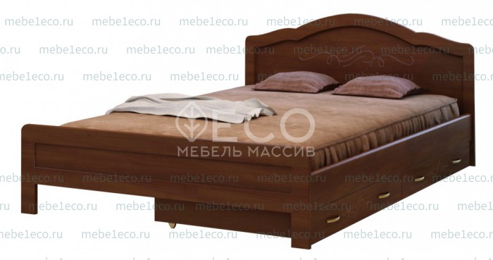 Кровать Сонька модель №2 из массива дерева