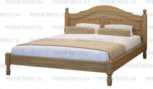 Кровать Филенка с рисунком из массива дерева