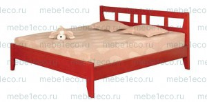 Кровать Лилия модель№2 из массива дерева