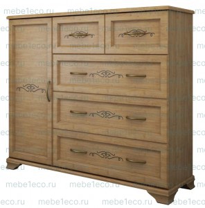 Комод Таката модель № 2 из массива Ш-135см,В-100см,Г-45см