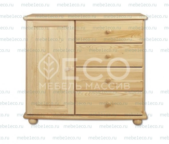 Комод КД - 118 из массива Ш-100см,В-90см,Г-45см