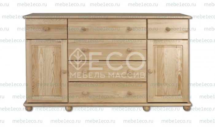 Комод КД - 124 из массива Ш-160см,В-100см,Г-45см