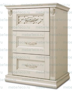 Тумба Верджиния 3 ящика из массива Ш-50см,В-60см,Г-35см