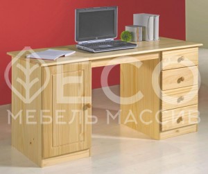Письменный стол №8 из массива Ш-150см,В-75см,Г-60см