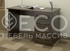 Письменный стол №5 из массива Ш-120см,В-75см,Г-60см
