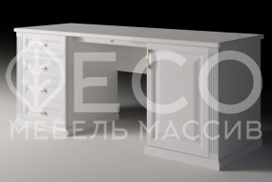 Письменный стол Валенсия модель №2 из массива Ш-180см,В-75см,Г-60см