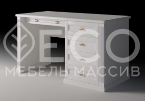 Письменный стол Валенсия из массива Ш-135см,В-75см,Г-60см