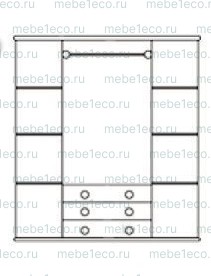 Спальный гарнитур Делиз из массива дерева