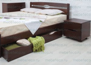Кровать Бейли из массива дерева