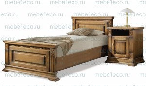 Кровать односпальная Верди Люкс из массива дерева
