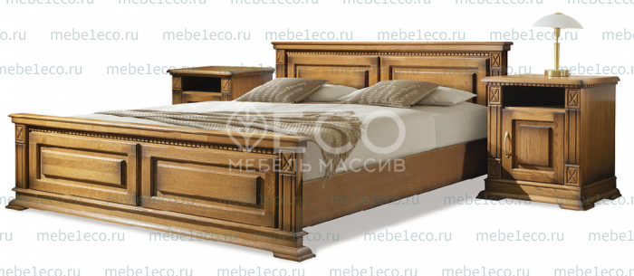Кровать Верди Люкс из массива дерева