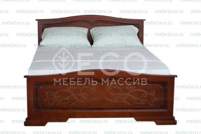 Кровать Болеро из массива дерева