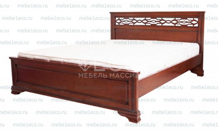 Кровать Верджиния из массива дерева
