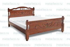 Кровать Грета из массива дерева