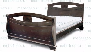 Кровать Делиз из массива дерева