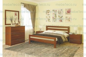 Кровать Берта из массива дерева