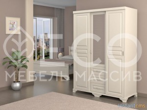 Шкаф - купе Лиана 3 из массива Ш-135см,В-190см,Г-60см