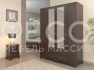 Шкаф Лиана 7 из массива Ш-160см,В-200см,Г-60см