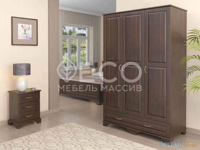 Шкаф Лиана 9 из массива Ш-120см,В-190см,Г-60см