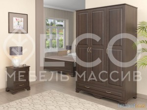 Шкаф Лиана 9 из массива Ш-120см,В-190см,Г-60см