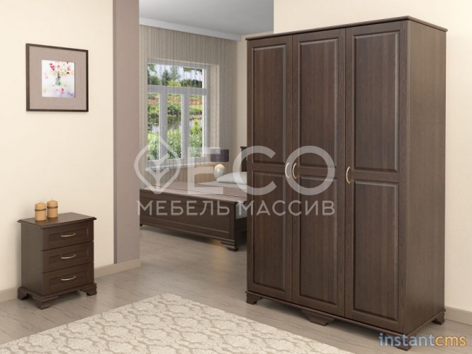 Шкаф Лиана 10 из массива Ш-120см,В-190см,Г-60см