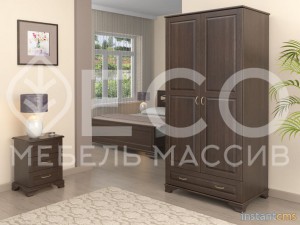 Шкаф Лиана 15 из массива Ш-90см,В-190см,Г-60см