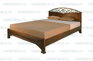 Кровать Омега модель № 3 из массива дерева