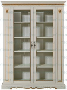 Книжный шкаф Милано 002 из массива Ш-140см, В-200см,Г-45см