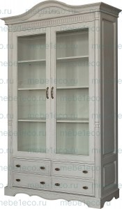 Книжный шкаф Паола - 101 из массива Ш-120см, В-220см,Г-50см
