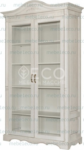 Книжный шкаф Паола - 102 из массива Ш-120см, В-220см,Г-50см