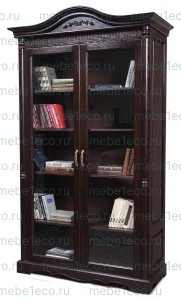 Книжный шкаф Паола - 102 из массива Ш-120см, В-220см,Г-50см