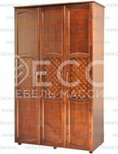 Шкаф Омега модель № 2 из массива дерева Ш-150см,В-220см,Г-60см