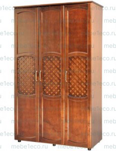 Шкаф Омега модель № 2 из массива дерева Ш-150см,В-220см,Г-60см